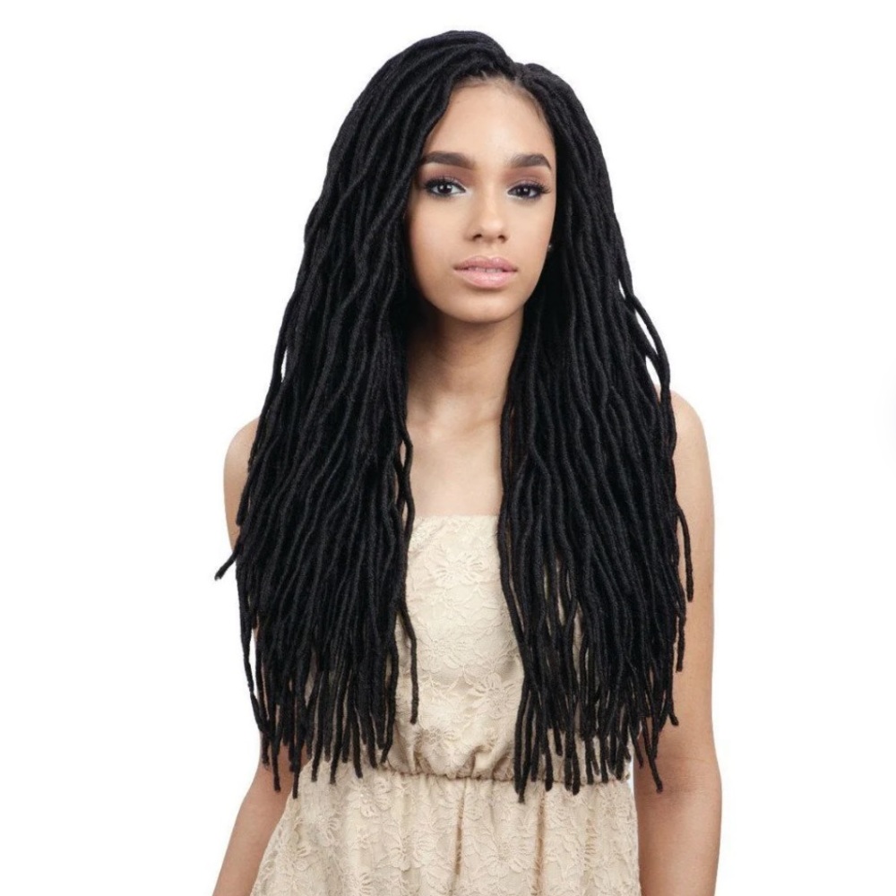 Bundle 2 Packs FreeTress Crochet Latch Hook Soft WavyFaux Locs Color 2 - Picture 2 of 7
